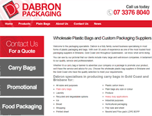 Tablet Screenshot of dabron.com.au